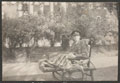 2nd Lieutenant Cyril Edwards' in a wheelchair Endsleigh Palace Hospital, September 1917