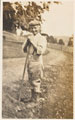 The gardener of Pilton House, Barnstaple, Devon, 1918