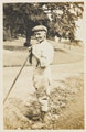 The gardener of Pilton House, Barnstaple, Devon, 1918