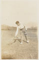 Playing tennis at Pilton House, Barnstaple, Devon, 1918