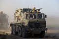A supply convoy, Helmand, Afghanistan, 2009
