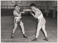 Queen's Royal Surrey Regiment boxing in a gymnasium, 1960 (c)