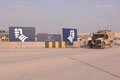 Concrete blast wall sections, Basra Air Station, Iraq, 2009