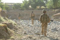 Patrol of British soldiers in Zabul Province, Afghanistan, June 2008