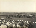 The arrival in the arena of the King-Emperor George V, Delhi Durbar, 12 December 1911