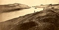 'Courbe du Chantier 3 - Curve in the Canal at kil 72', Egypt, 1870 (c)