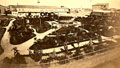 'Place de Lesseps a Port-Said - De Lesseps Square Port-Said'', Egypt, 1870 (c)