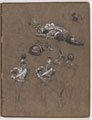 Studies for the oil painting, 'The flag: Albuhera, May 16, 1811'