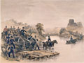'Royal Artillery', river crossing, 1845 (c)