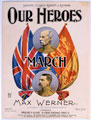 'Our Heroes March', music cover, 1900