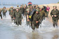 13 Air Assault Support Regiment, Royal Logistic Corps, training on the beaches of Mersea Island, Essex, 2011