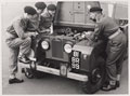Instructor training personnel on vehicle maintenance, no date