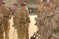 The Prince of Wales at a medal presentation ceremony for the Parachute Regiment, Merville Barracks, Colchester, 2008