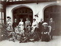 Group photograph including Colonel Sir Charles J Melliss VC, 1910 (c)