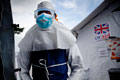 British military personnel at an ebola treatment centre in Sierra Leone, October 2015