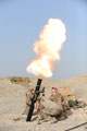 Danish mortar team near Gereshk, Afghanistan, 2011