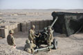 L118 105 mm light gun, 7th Parachute Regiment Royal Horse Artillery, near Gereshk, Afghanistan, 2011