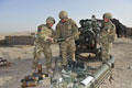 L118 105 mm light gun crew, 7th Parachute Regiment Royal Horse Artillery, Afghanistan, 2011
