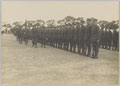King George V inspecting Royal Military Academy Woolwich, 1918