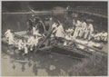 River crossing exercise, Royal Military Academy Woolwich, 1918