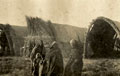 Arched reed huts, Mesopotamia, 1915 (c)