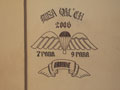 'Musa Qal'eh 2006', graffiti insignia associated with 7 PARA and 9 PARA at Musa Qala, 2006