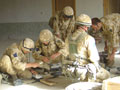 Soldiers from 16 Air Assault Brigade prepare prefabricated explosive charges, Operation BAGHI, 2006