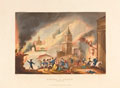 The burning of Moscow, September 1812