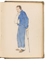 Sketch of hospital patient, 1918 (c)