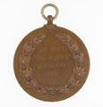 Athletics medal for 1/2 mile race, Sergeant L A Hayden, 1st Battalion, The Buffs Regiment, 1919