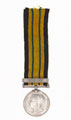 East and West Africa Medal 1887-1900, with clasp, '1896-98', Private A Dillon, 2nd Battalion, West India Regiment