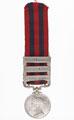 India General Service Medal 1854-95, with three clasps, 'Burma 1885-87', 'Hazara 1888', 'Burma 1887-89', Brigadier-General Reginald Edward Harry Dyer, Indian Army