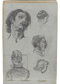 Sketches of heads, no date