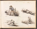 'Scenes in Shikaring', hunting expedition, India, 1858