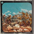 'The fight for the trenches', lantern slide, 1900 (c)