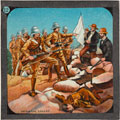 'Thorneycroft at Spion Kop', lantern slide, 1900