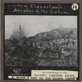 'Battle of Elandslaagte: Advance of the Gordons', lantern slide, 1899