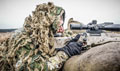 Sniper with L115 sniper rifle, Exercise BLACK EAGLE, Poland, 2014