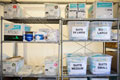 Medical equipment at Kerry Town Treatment Unit, Sierra Leone, Operation GRITROCK, 2015