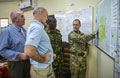 'Military and civilians working together at District Ebola Response Centre (DERC) in Port Loko', Operation GRITROCK, 2015