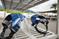 Protective visors, Kerry Town Treatment Unit, Sierra Leone, Operation GRITROCK, 2015