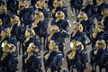 The Band of the Household Cavalry on parade at Horse Guards, London, November 2016