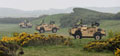 Jackal high mobility transporter vehicles, 2nd Battalion, Parachute Regiment, training at Castlemartin Training Area, Wales, 2017