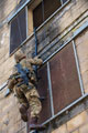 Demonstration of the use of Urban Vertical Access tools, Salisbury Plain Training Area, 2017