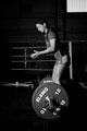 Lance Corporal Leonora Brajshor, 42 Engineer Regiment, training with weights, 2016