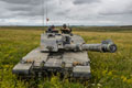 A Challenger 2 tank, Exercise LION STRIKE, Salisbury Plain, 2014
