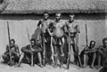 'Followers of the Zulu king, Cetshwayo, including his brother, Dabulamanzi', 1879