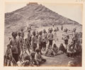 Halt of prisoners from Bassaule with an Escort of 45th Native Infantry (Ratrray's Sikhs), on the Khurd Khyber, 1878