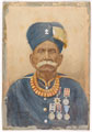 Subadar Ayodhya Pathan Bahadur, last survivor of the Powder Bag Party, Kashmir Gate, Delhi 1857, 1915