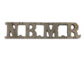 Shoulder title, Northern Bengal Mounted Rifles, 1889-1947